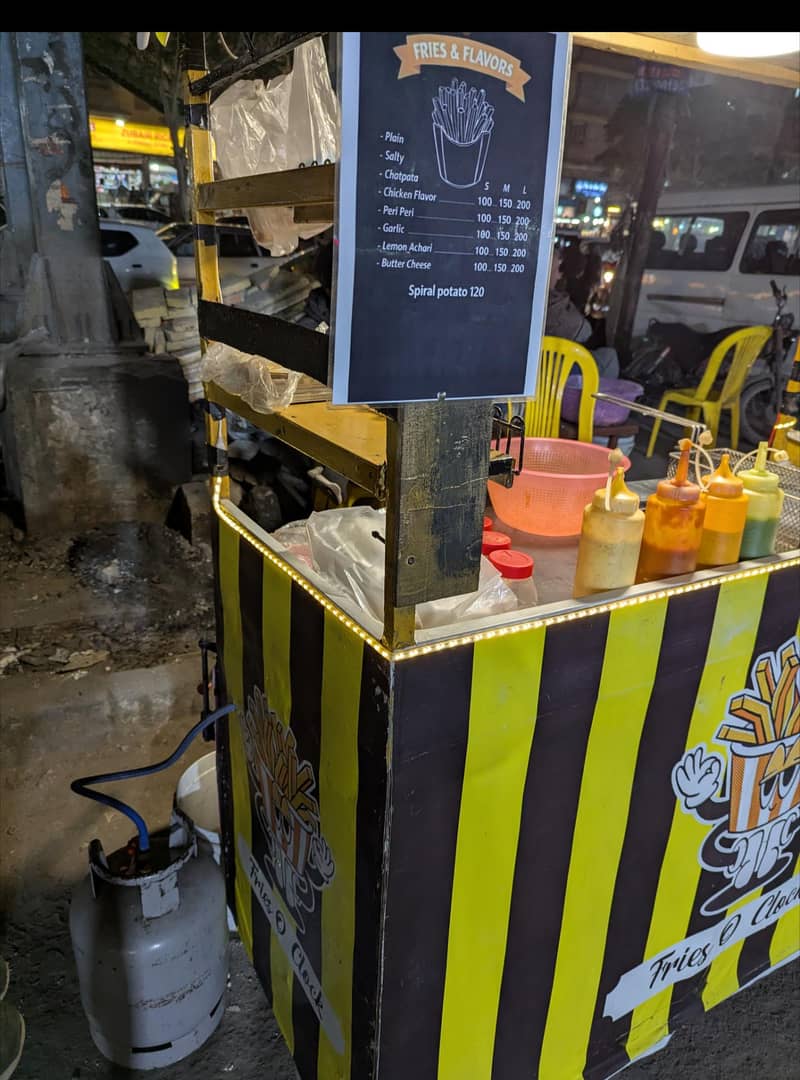 fries and burger setup 1