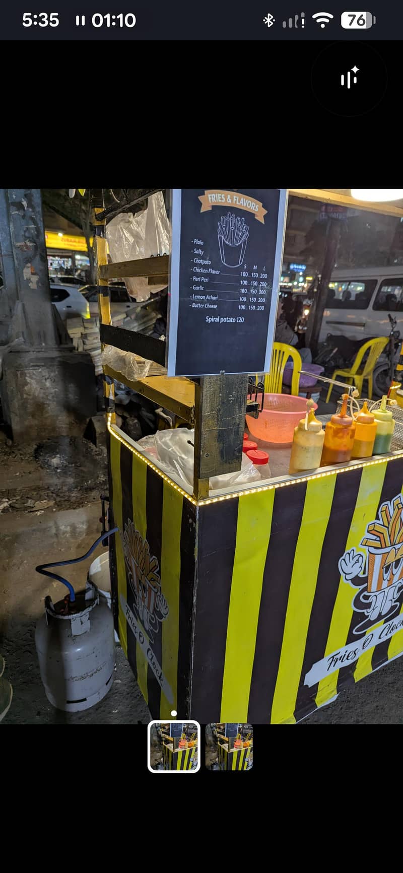 fries and burger setup 3