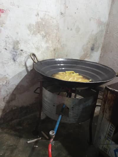 karahi and chulla( burner)