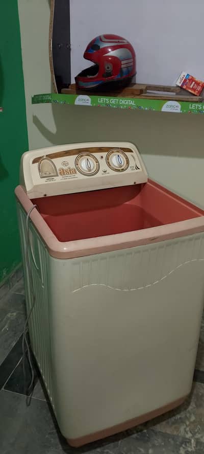 super asia washing machine single