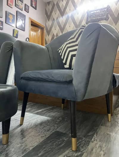 Sofa x 2 with round table