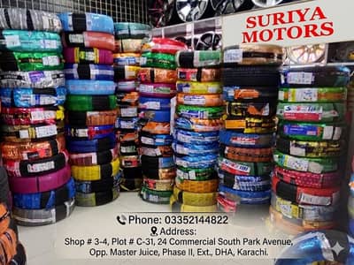 Imported Tyres Rims Honda Toyota Haval BMW Suzuki Alto Aqua Mira Axio