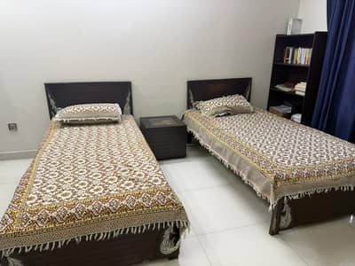 2 Single Beds + 2 Side Tables  |  Urgent Sale  |  Free Gift Included