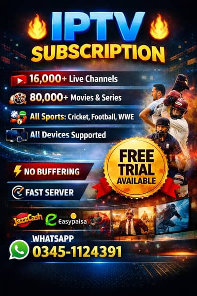 IPTV Reseller & Subscription Available Karachi