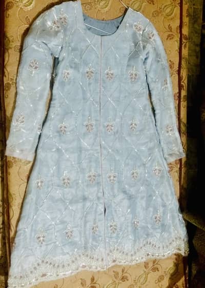 Sky blue frock