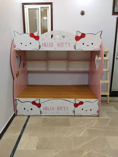 Children Baby 3 story bunker single bed