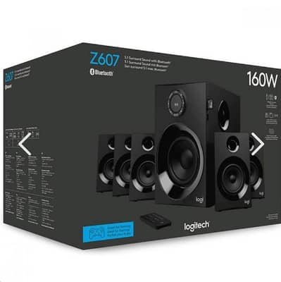 Logitech Z607 5.1 Dolby Bluetooth Surround Sound Speaker (Black)