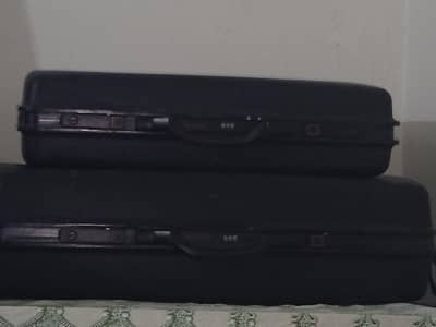 2 piece hard suitcase set