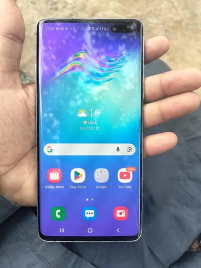 Samsung S10 5G Out class mobile 512 Gb Front Finger