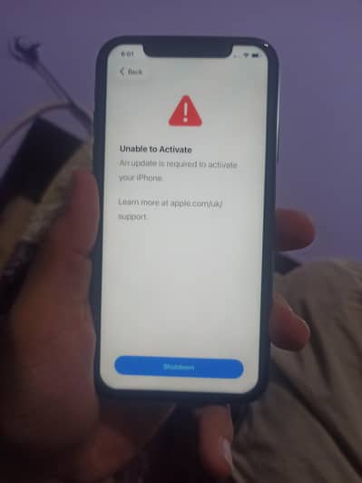 Face id bettry health 95 everything working activate error