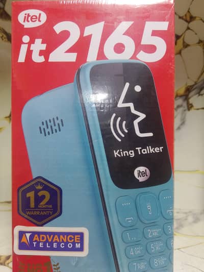 Itel 2165 Brand New Box Pack official pta approved