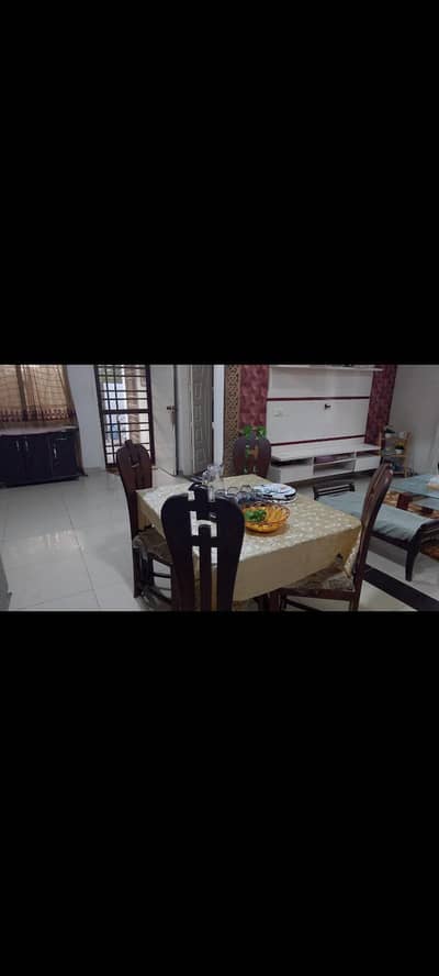 4 chair dining table and iron stand