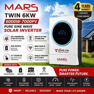 Longlife Mars 6KW PV7000