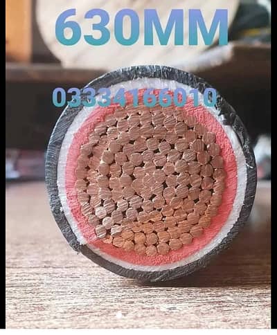630 mm single core copper cu/pvc/xlpe/pvc cables 127/103 wire