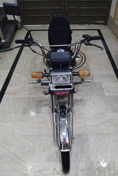 Road Prince Black 70cc Model 2023