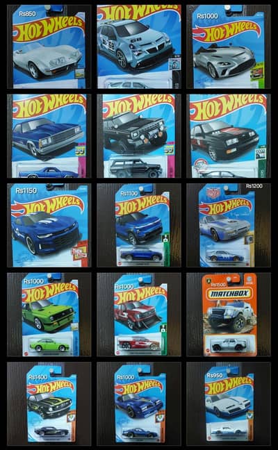 Hot Wheels, Matchbox, Majorette, Maisto & Fast Wheels cars