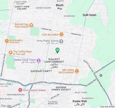 28 Marla Beautiful House for Sale Double Barrier Main Ghazi Road Cantt Sialkot