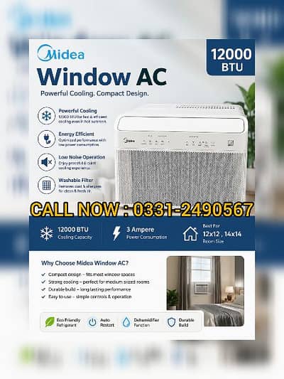 110 and 220 volts 0.75 , 1 ton Window Ship Ac Inverter