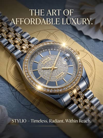 Stylo new almost box pack watch for women