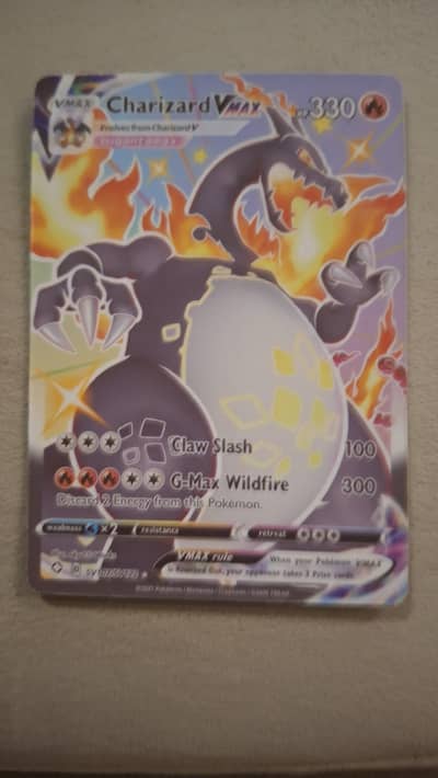 Charizard Vmax silver