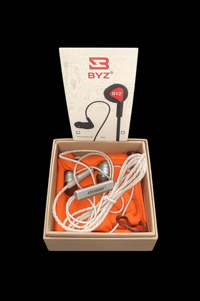 BYZ Wired Handsfree Earphones High Bass With Mic