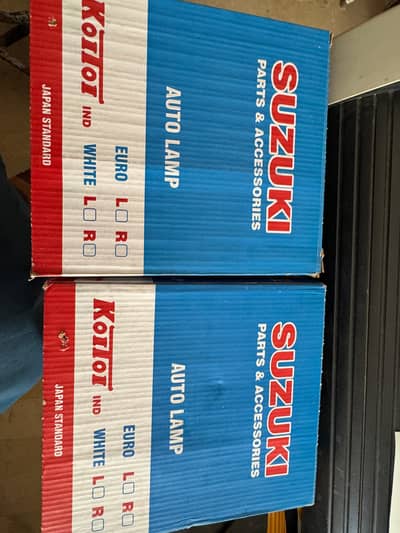 Suzuki Mehran Back Smoog Lights with LEDs Bulbs & Headlights Rings Rgb