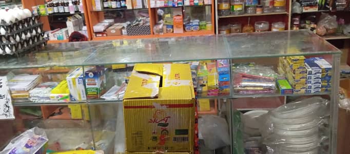 One Counter And One Shelf