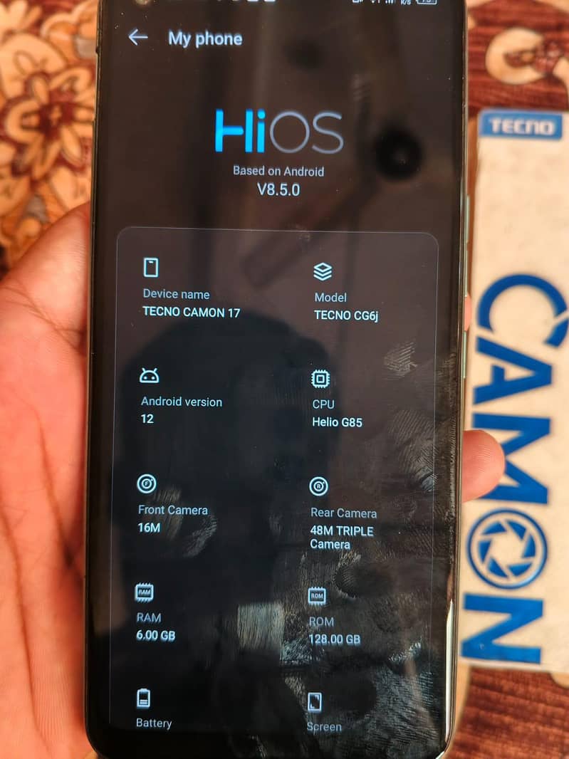 tecno camon 17 5