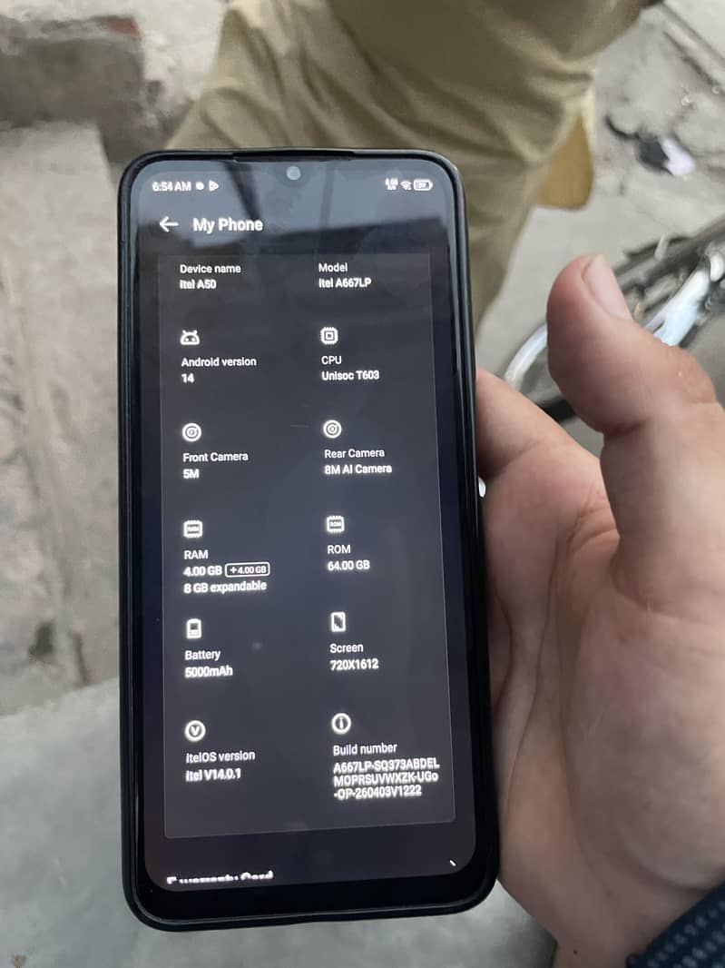 Itel a50 5
