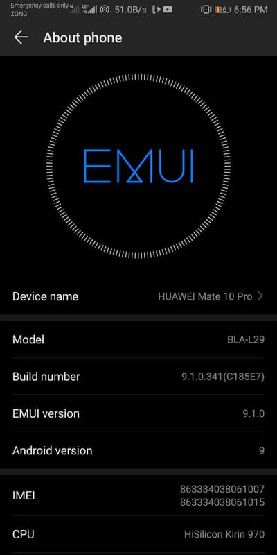 Huawei Mate 10 Pro