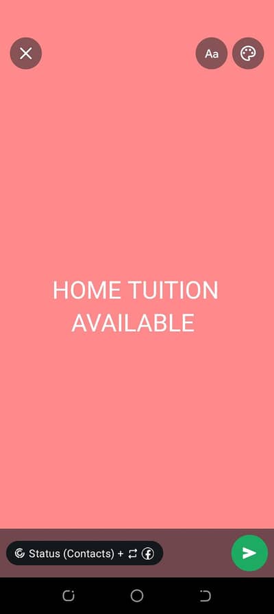 Home tutor available