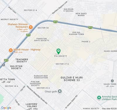 Prime Location 240 Square Yards Plot In PIA Society