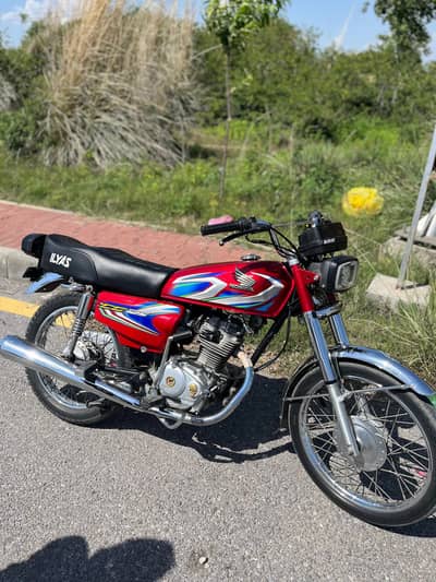 Honda 125 2022 model Islamabad number