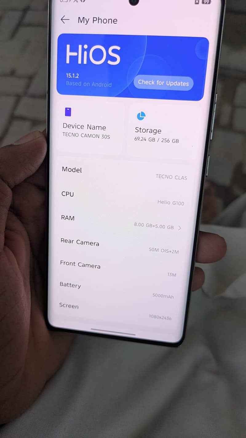 Tecno camon 30S 6
