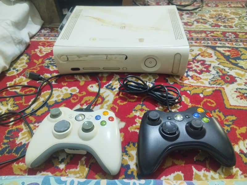 Xbox 360 With Controllers 1