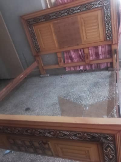 Double Bed, Dresser, Coffee Set