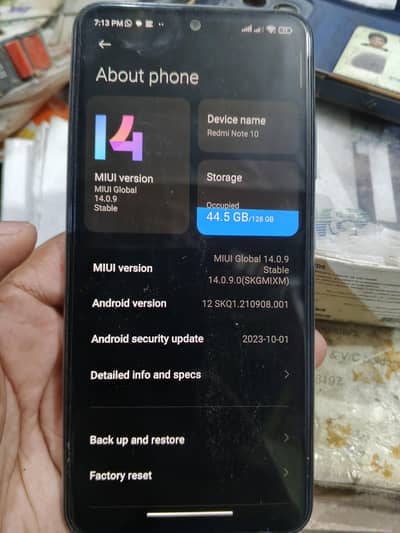 Redmi not 10