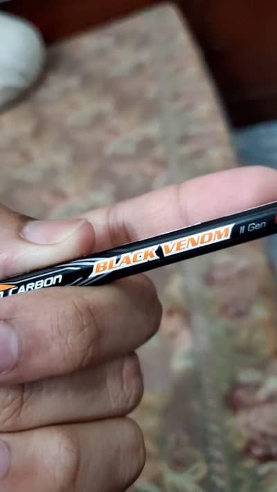 flexpro black venom 39lbs exclusive bedminton racket for sale