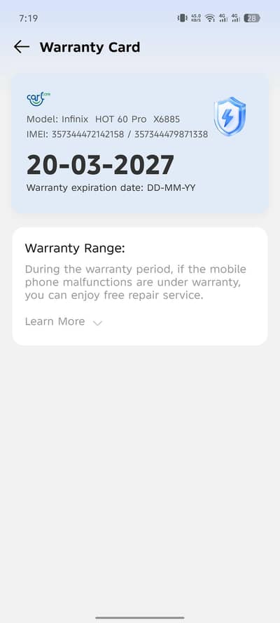 Infinix hot 60 pro