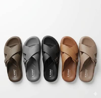 Pure Leather slides contact on WhatsApp (03709920474)