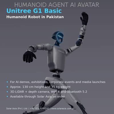 Unitree G1 Humanoid Robot Pakistan | AI Demo & Event Use