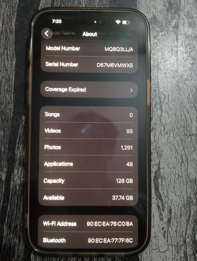 Iphone 14 pro max Jv. . . 128GB. . 83Health