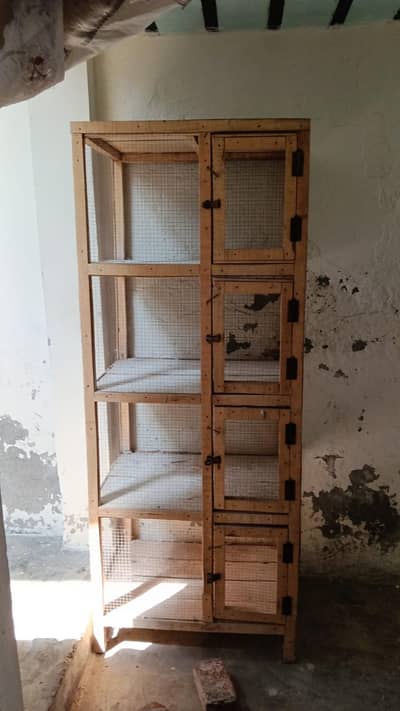 wood cage