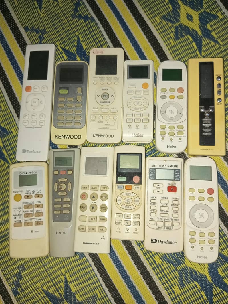Haier ac remote 0