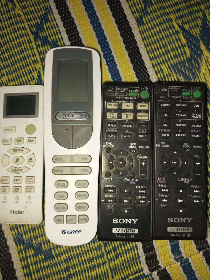 Haier ac remote 3