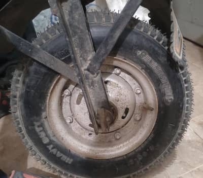 disabled bike wheel