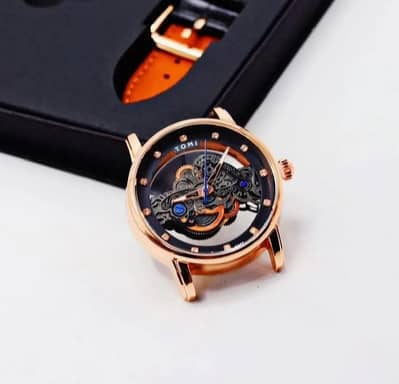 TOMI T-102 Face Gear Dual Strap Luxury Watch