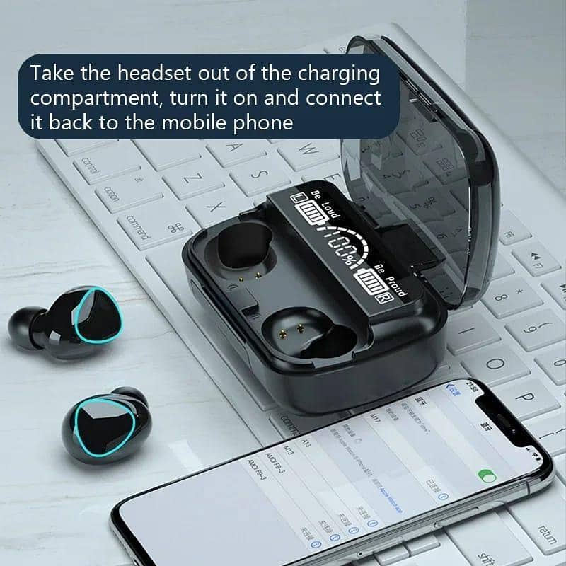 wireless Bluetooth earbuds 1