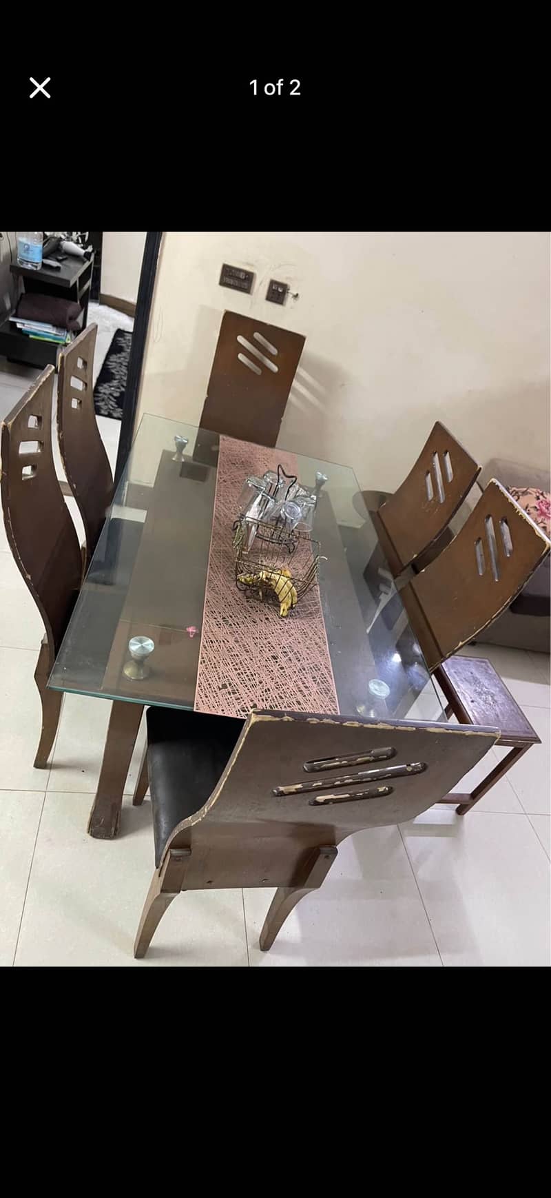 Dining table with 6 chairs 1