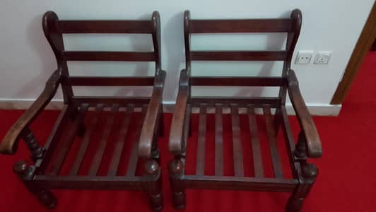 wooden 5 seater sofa set